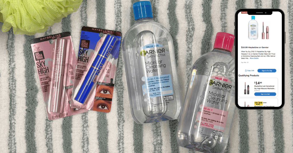 Maybelline and Garnier Skinactive Kroger Digital Coupon