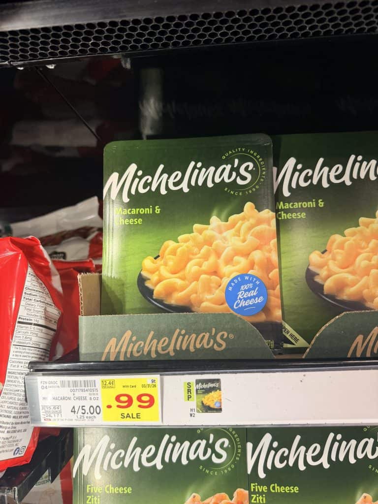 Michelina's Frozen Meals Kroger shelf image