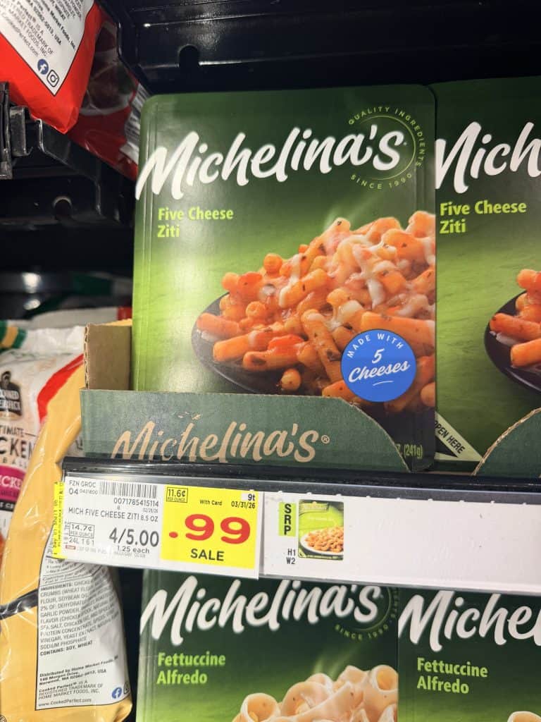 Michelina's Frozen Meals Kroger shelf image