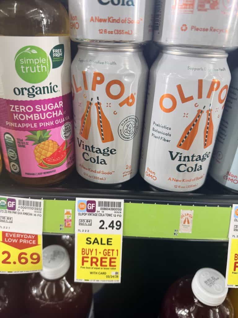 Olipop Kroger shelf image