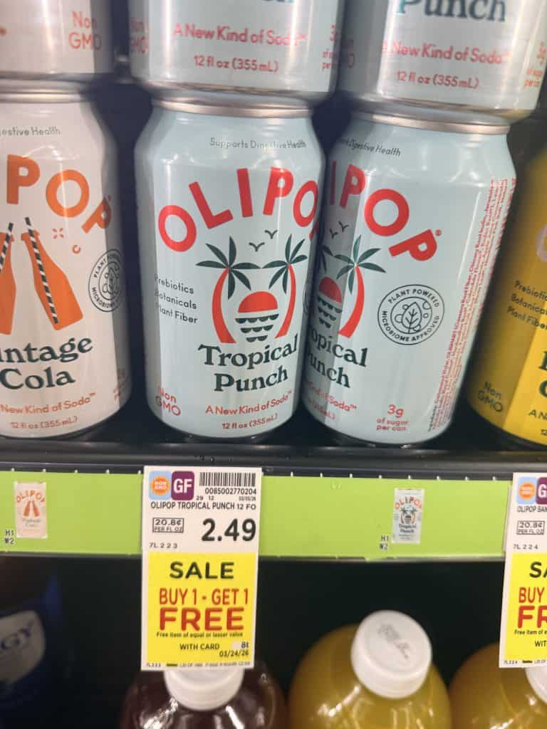 Olipop Kroger shelf image