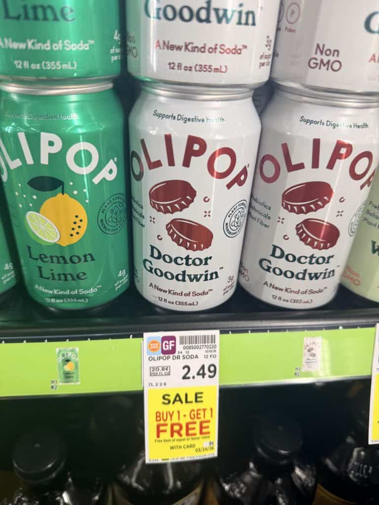 Olipop Kroger shelf image