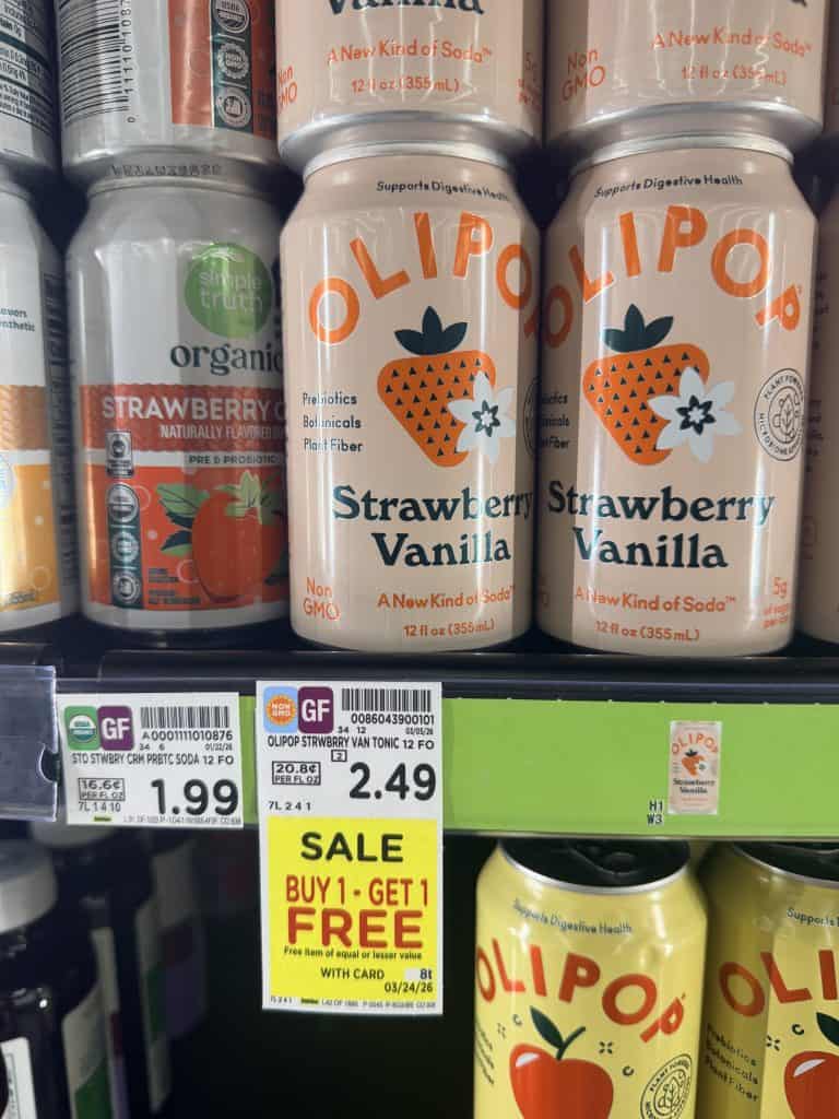 Olipop Kroger shelf image