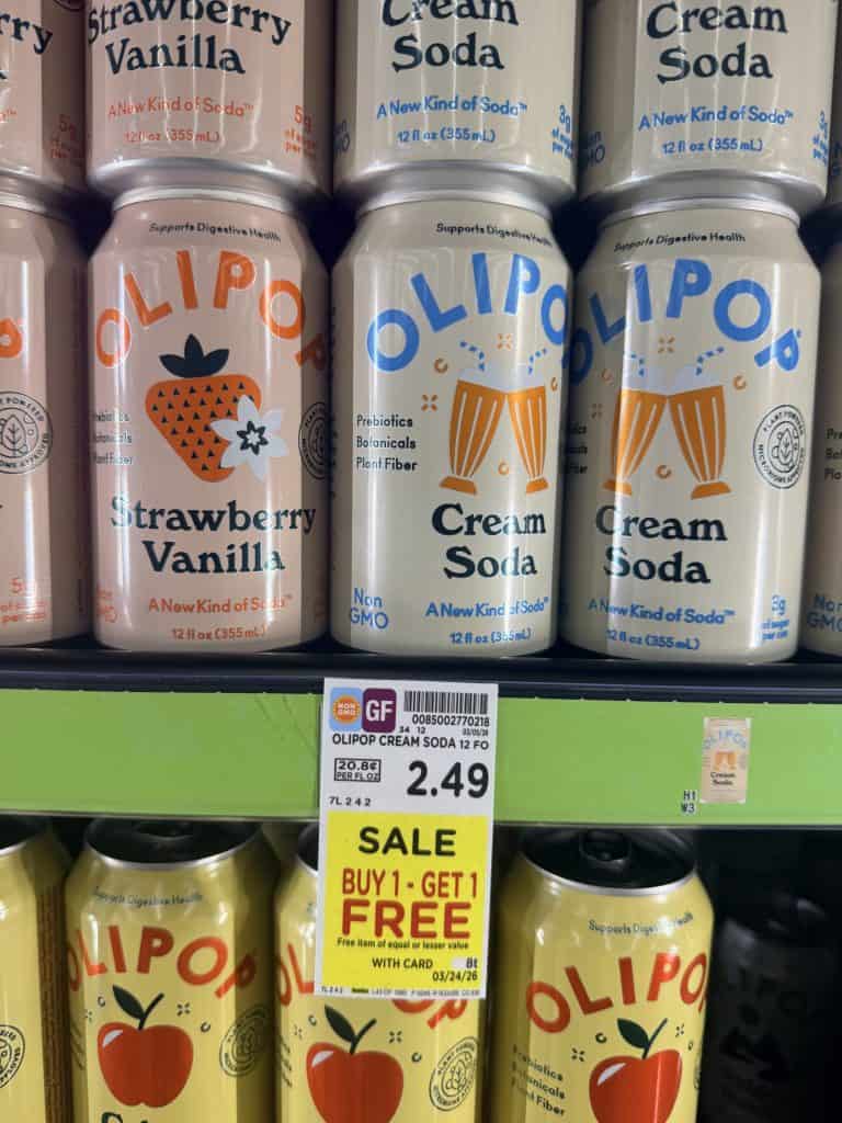 Olipop Kroger shelf image