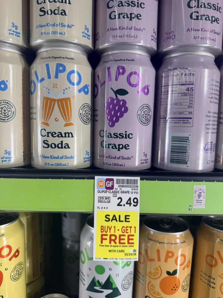 Olipop Kroger shelf image