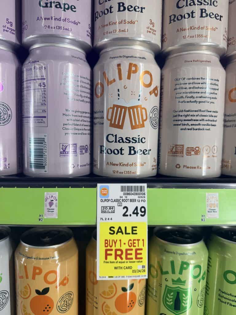 Olipop Kroger shelf image