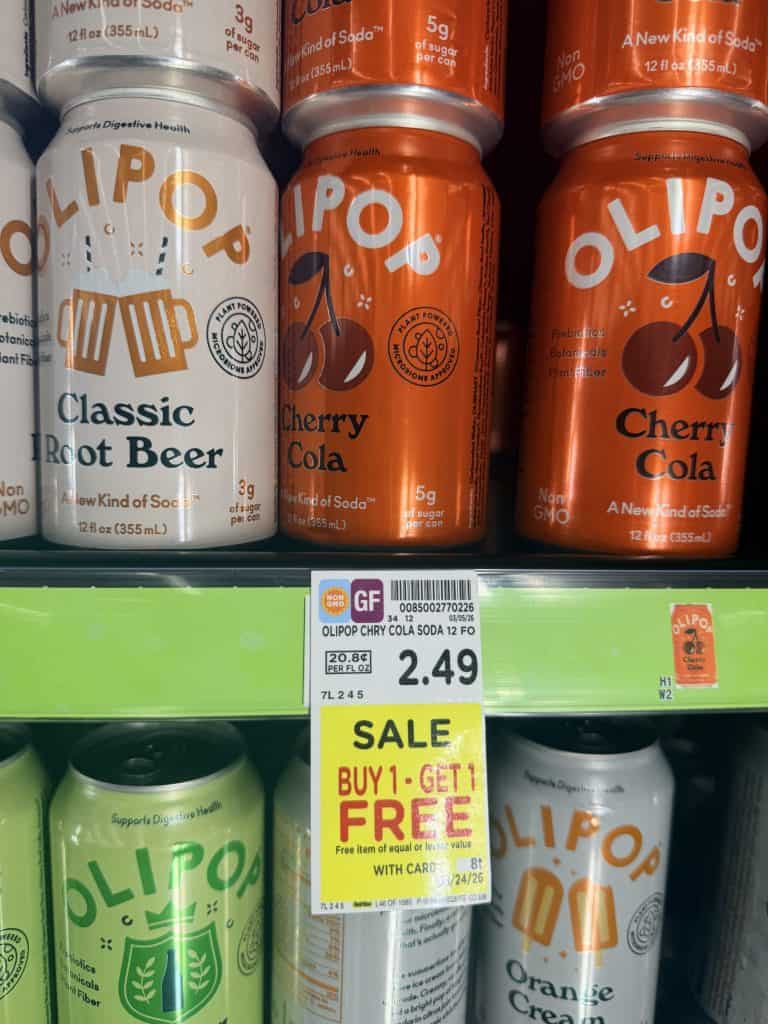 Olipop Kroger shelf image