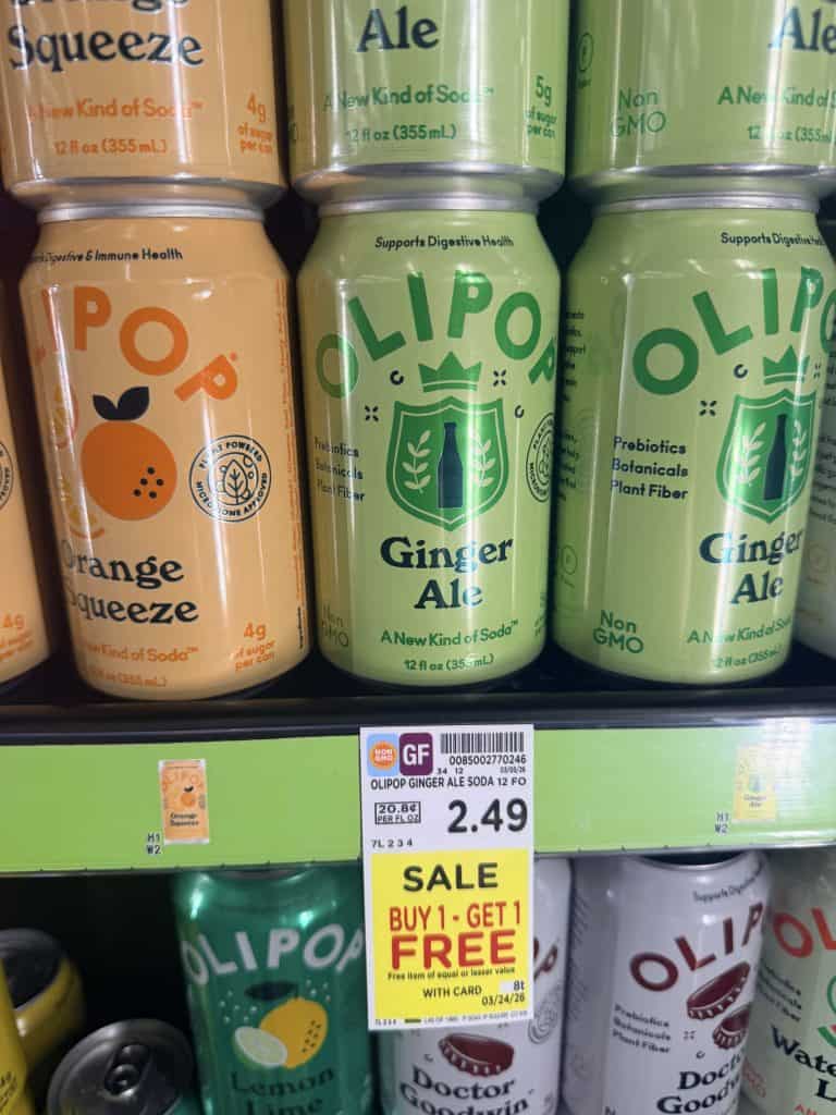 Olipop Kroger shelf image
