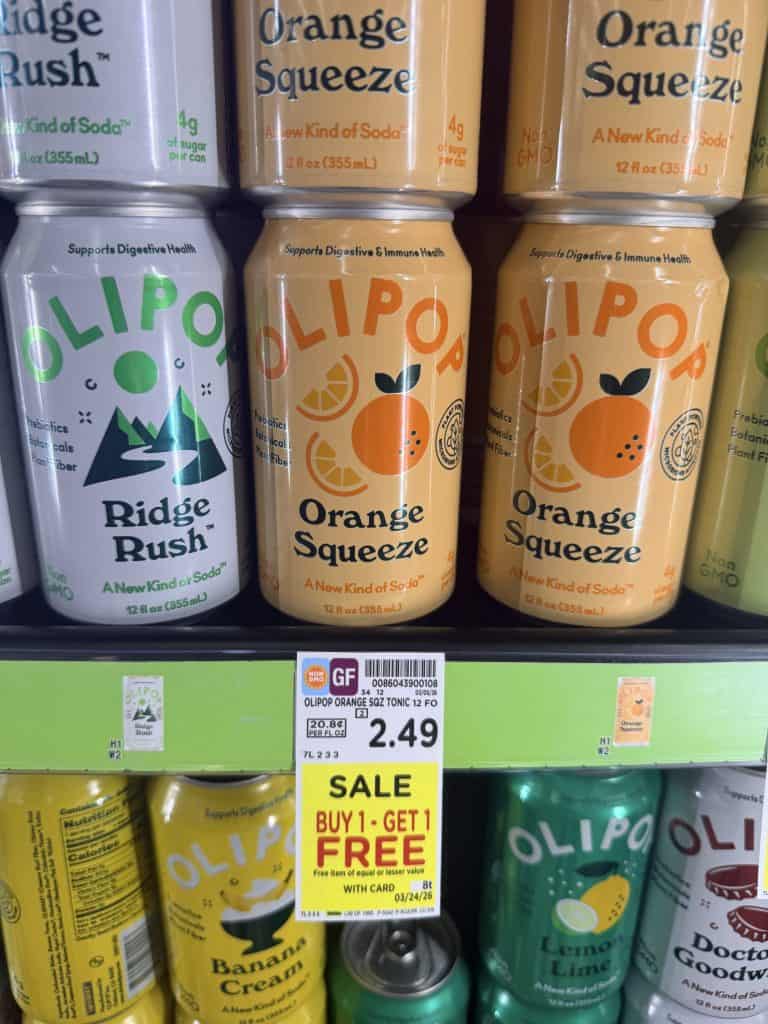 Olipop Kroger shelf image