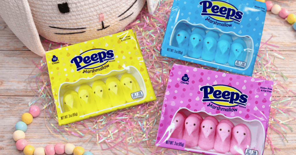 Peeps Blue Yellow and Pink Kroger Image