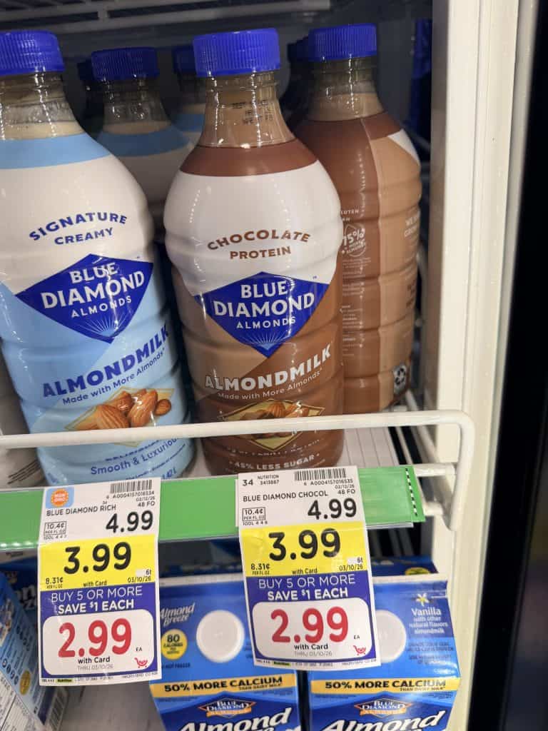 blue diamond kroger shelf image