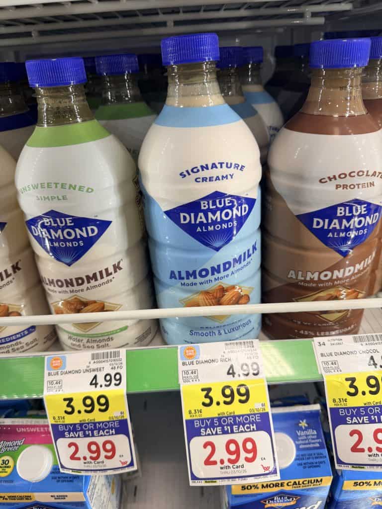 blue diamond kroger shelf image