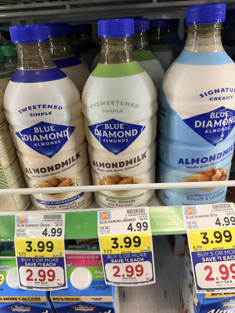 blue diamond kroger shelf image