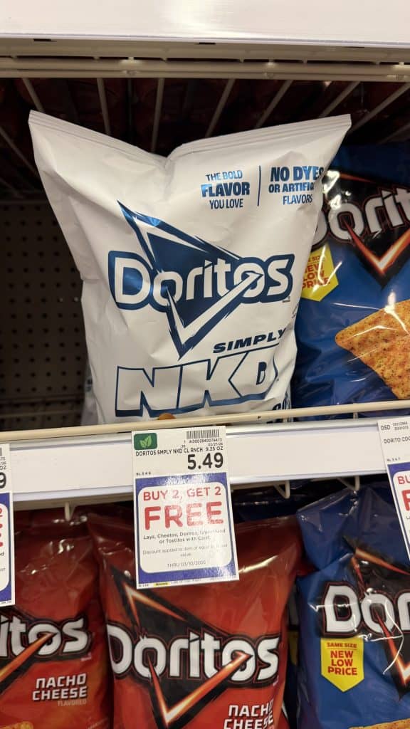 doritos and cheetos nkd kroger shelf image