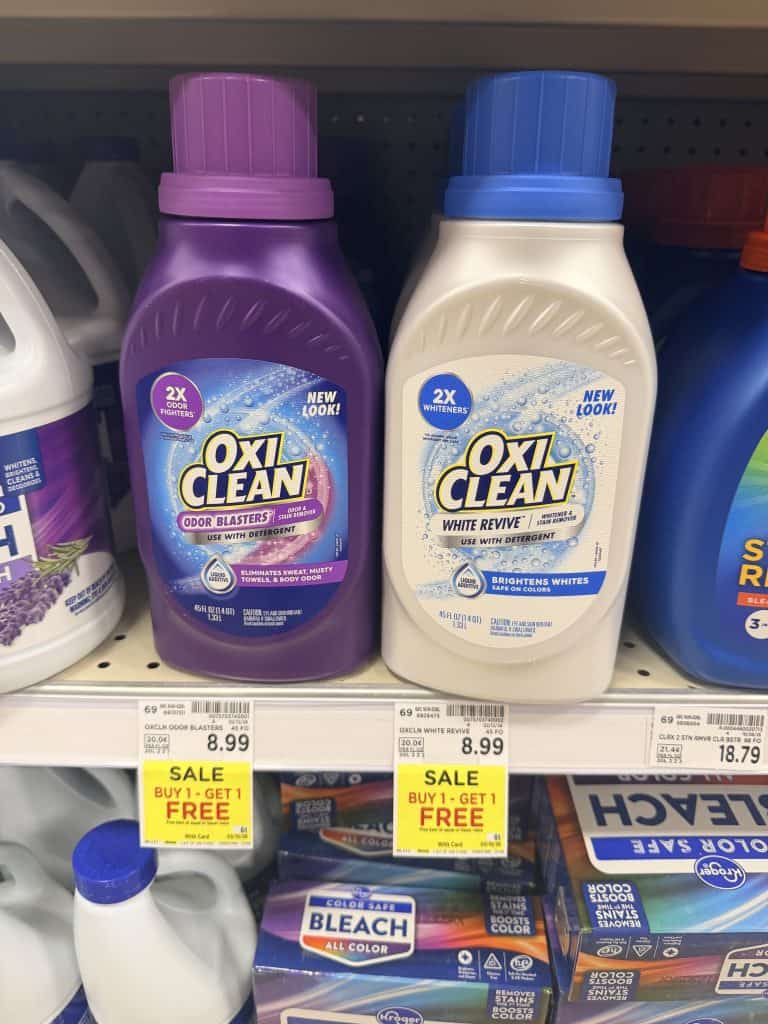 oxi clean liquid kroger shelf image