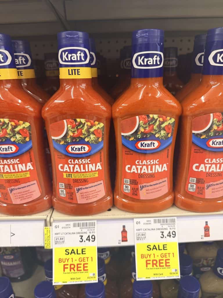 kraft dressing kroger shelf image