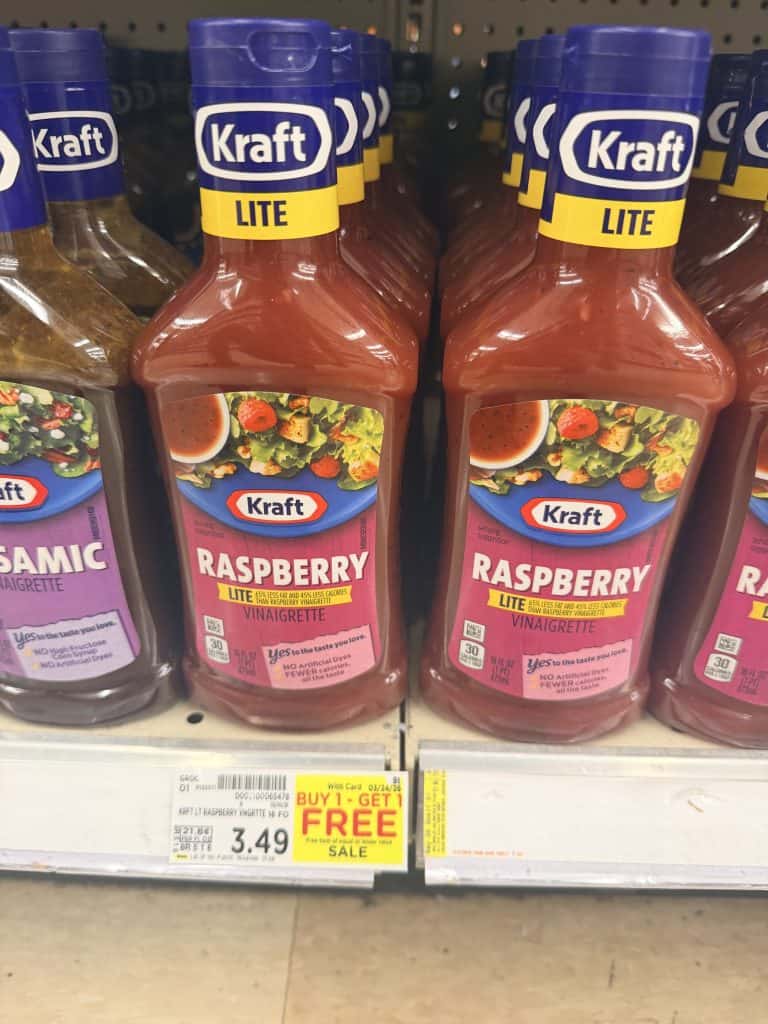 kraft dressing kroger shelf image
