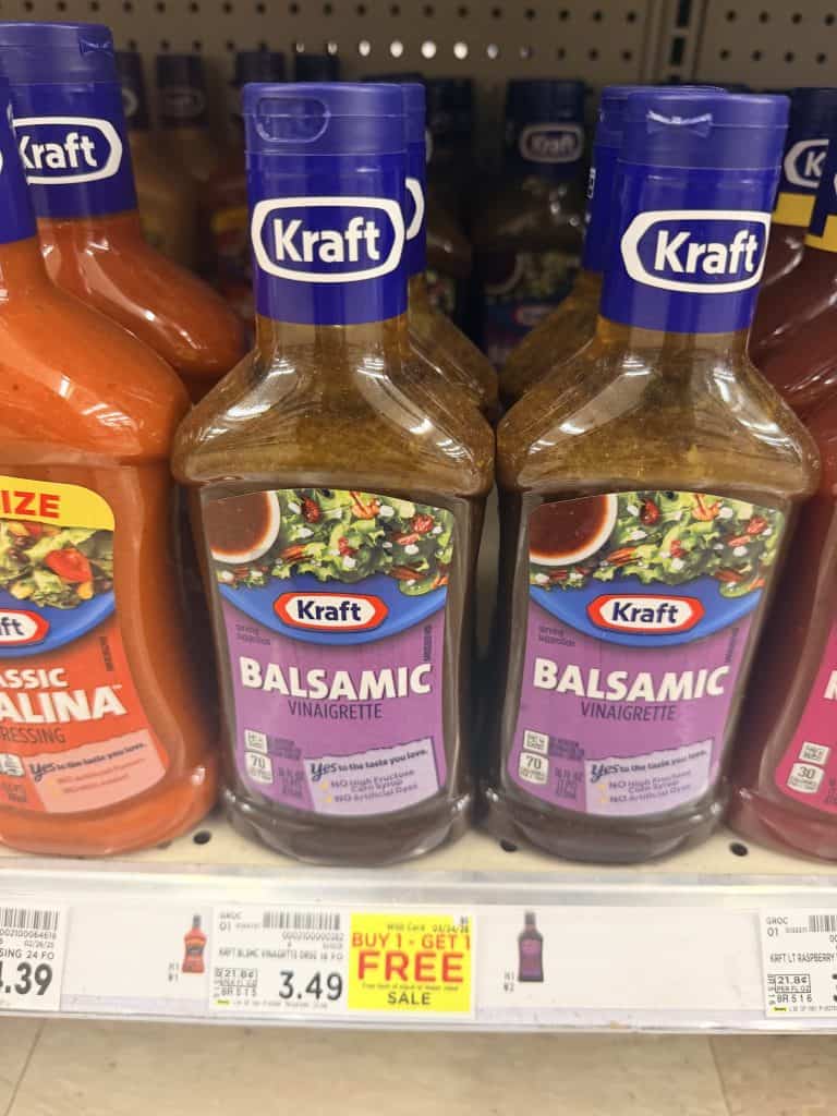 kraft dressing kroger shelf image