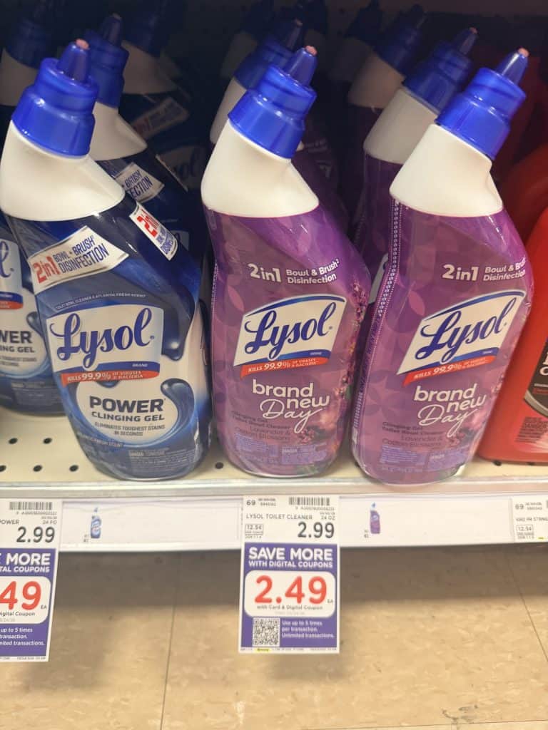 lysol toilet bowl cleaner kroger shelf image