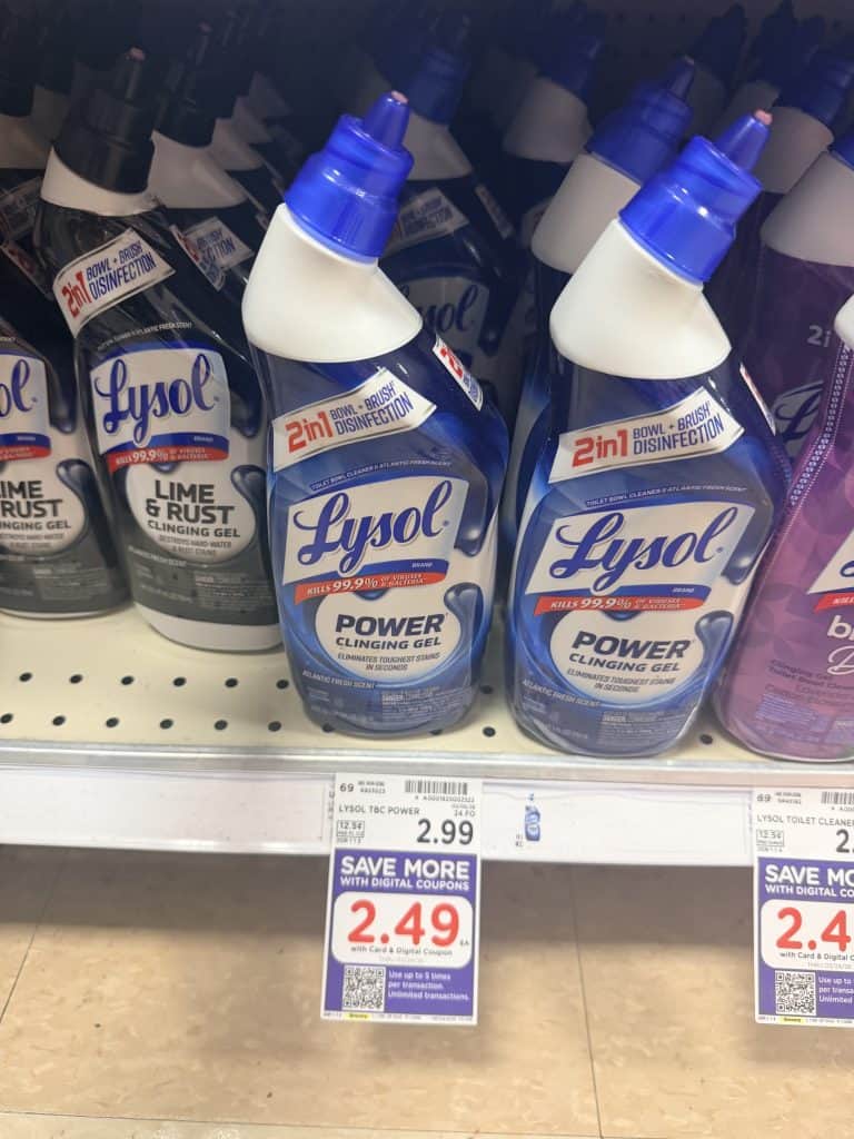 lysol toilet bowl cleaner kroger shelf image