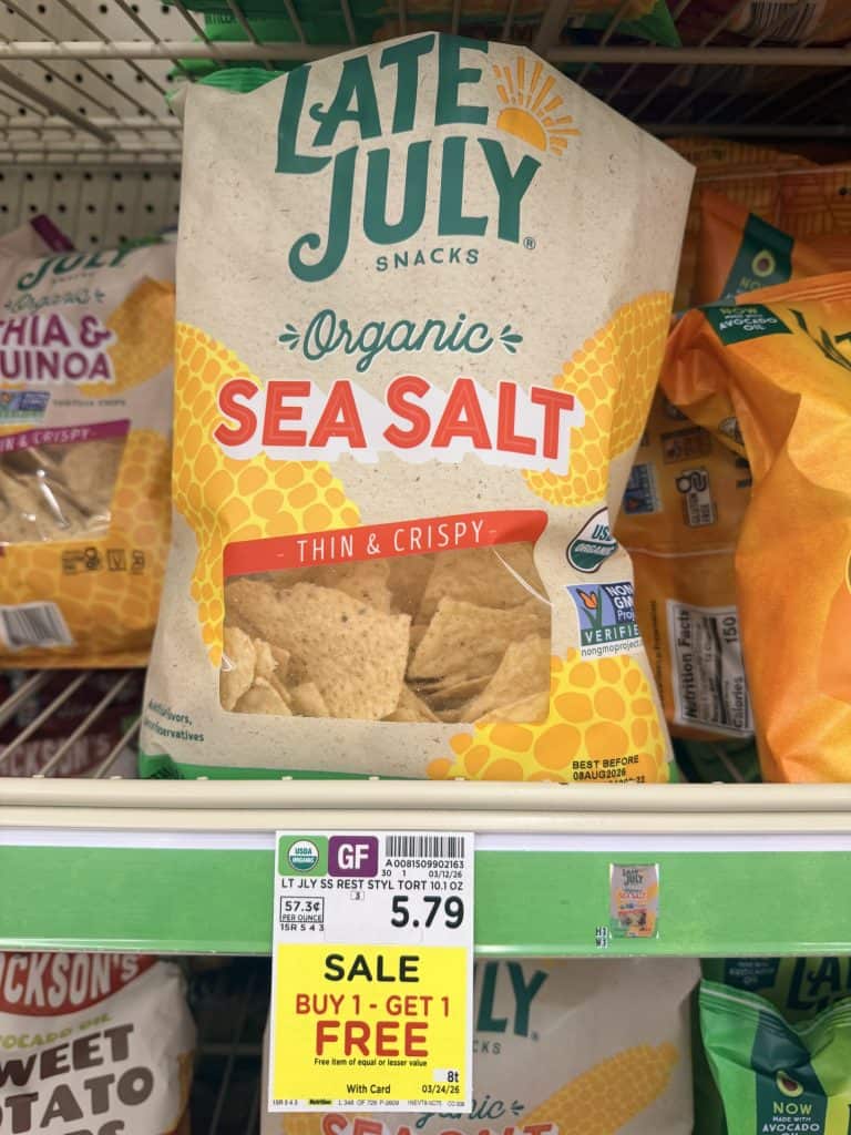 Late July Tortilla Chips Kroger shelf image