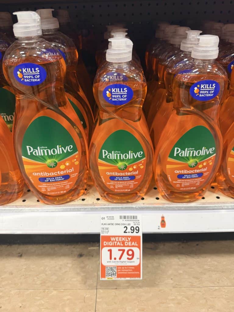 Palmolive Dish Soap Kroger shelf image