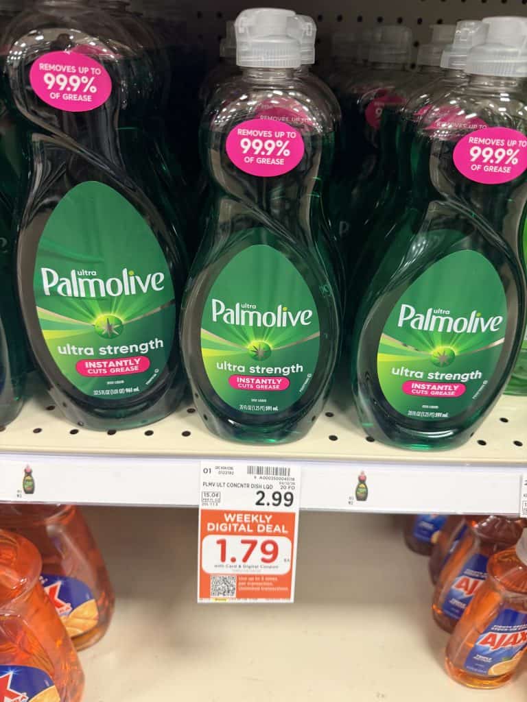 Palmolive Dish Soap Kroger shelf image