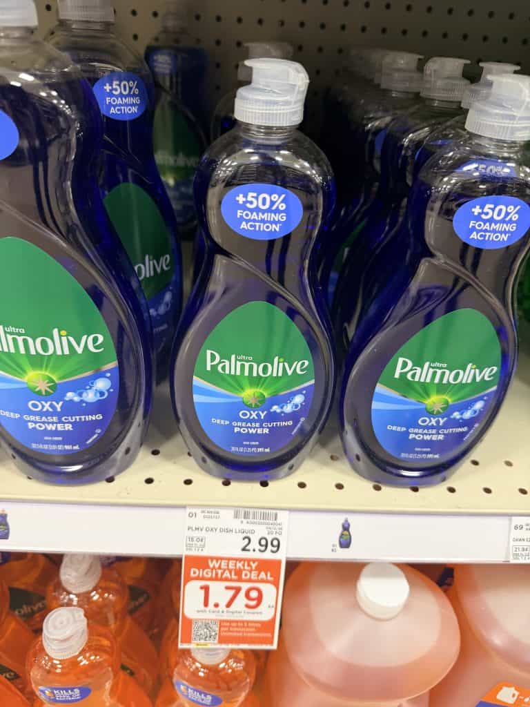 Palmolive Dish Soap Kroger shelf image