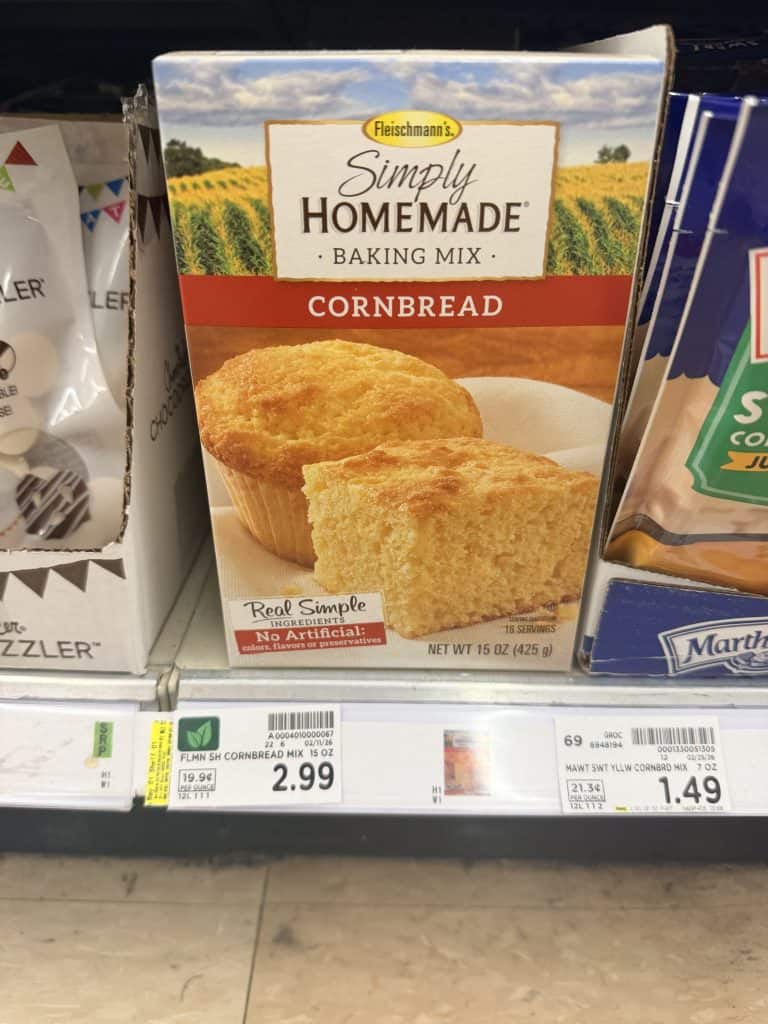 fleishmann's cornbread mix kroger shelf image
