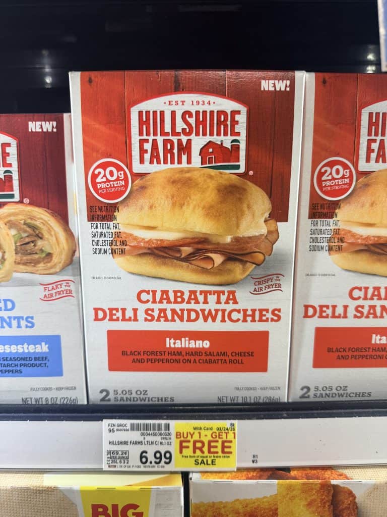 hillshire farm kroger shelf image