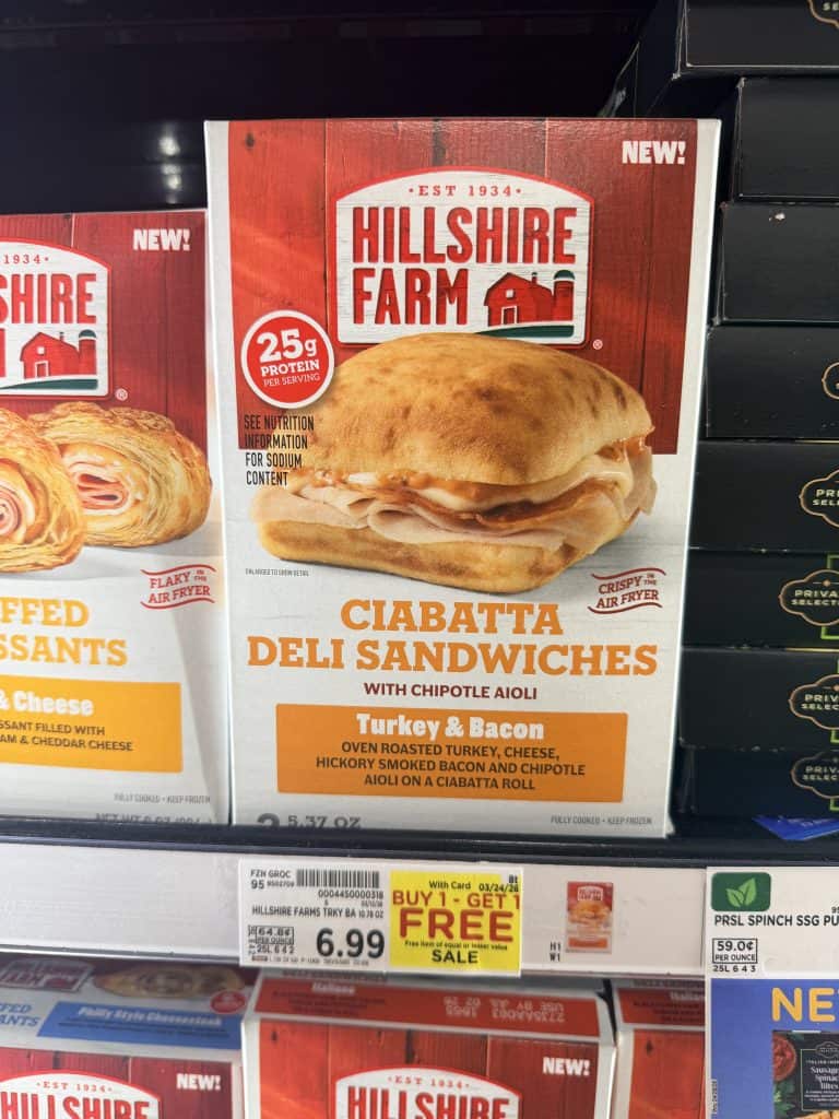 hillshire farm kroger shelf image