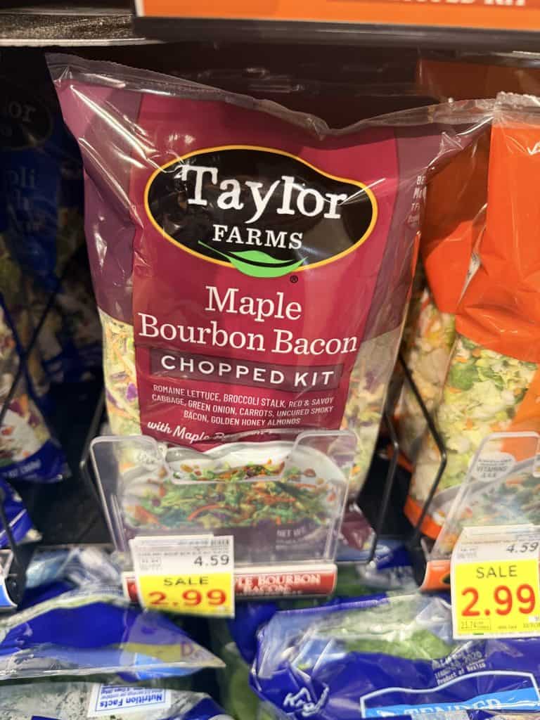Taylor Farms salad kit kroger shelf image