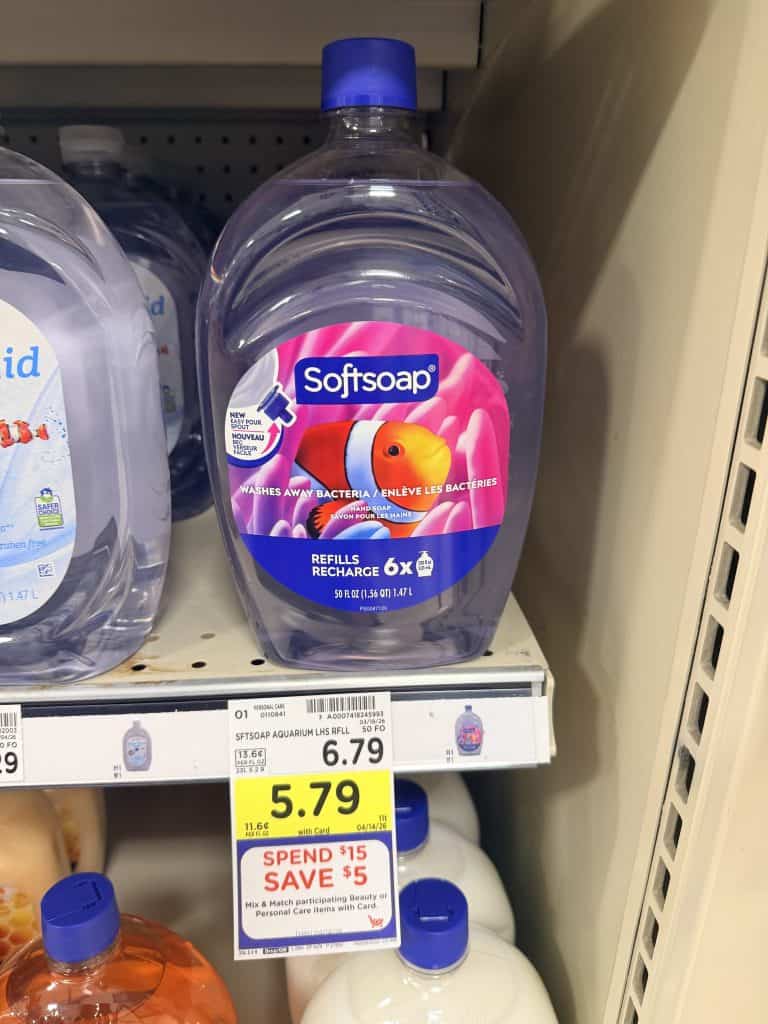 softsoap hand soap refill kroger shelf image