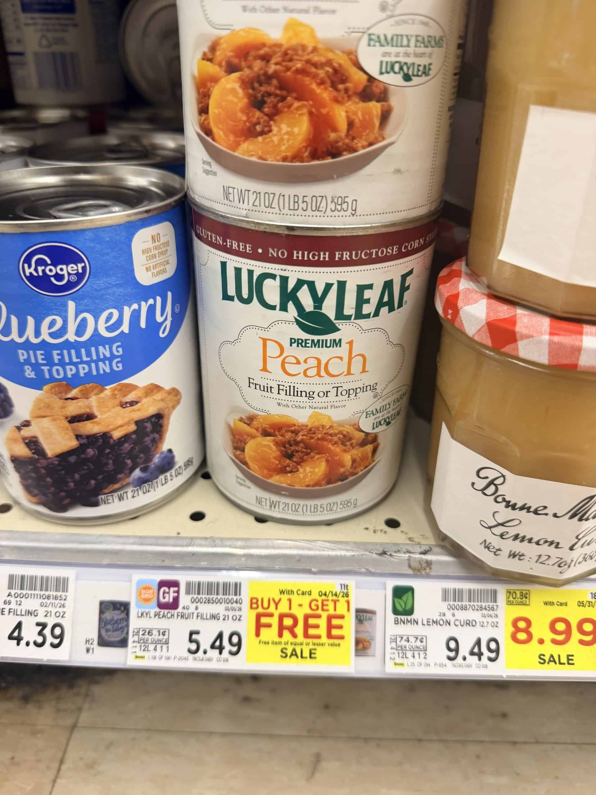 lucky leaf kroger shelf image