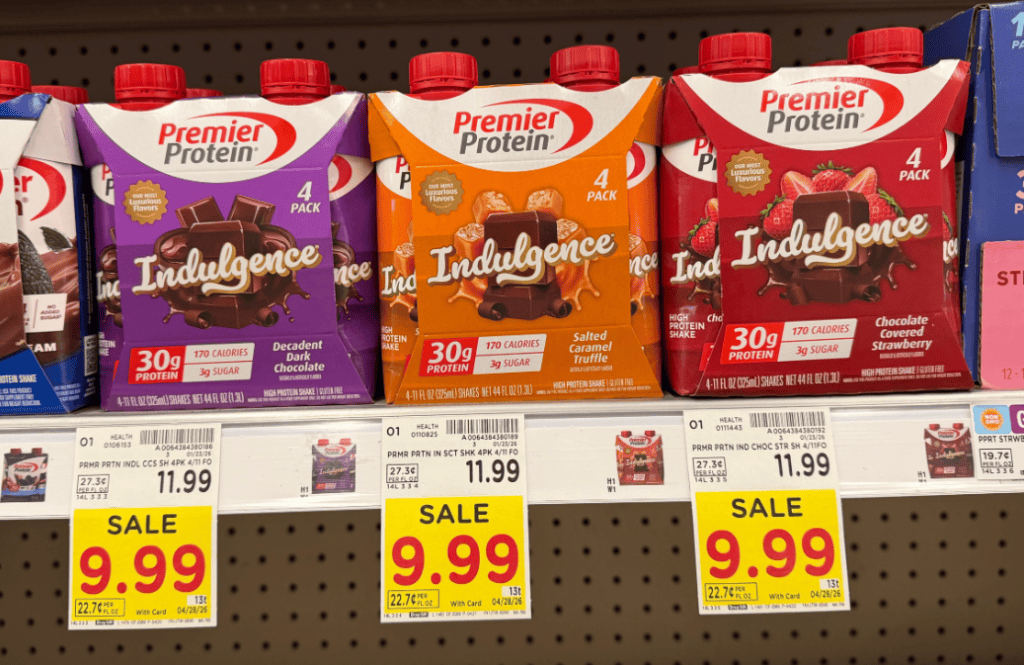 Premier Protein Indulgence Kroger Shelf Image