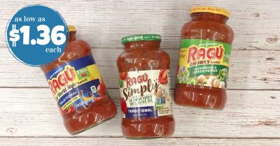 Ragu Pasta Sauce kroger krazy 3