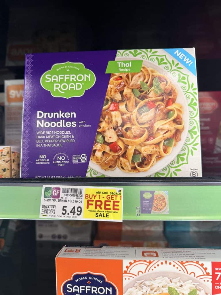 Saffron Road Kroger Shelf image