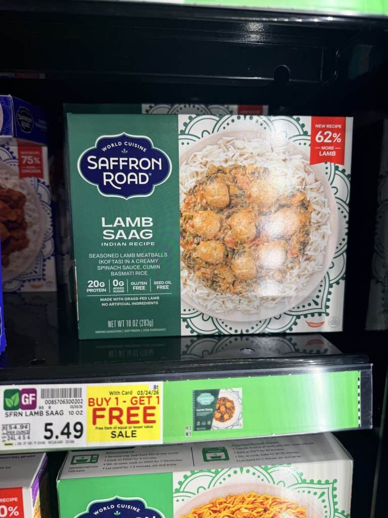 Saffron Road Kroger Shelf image