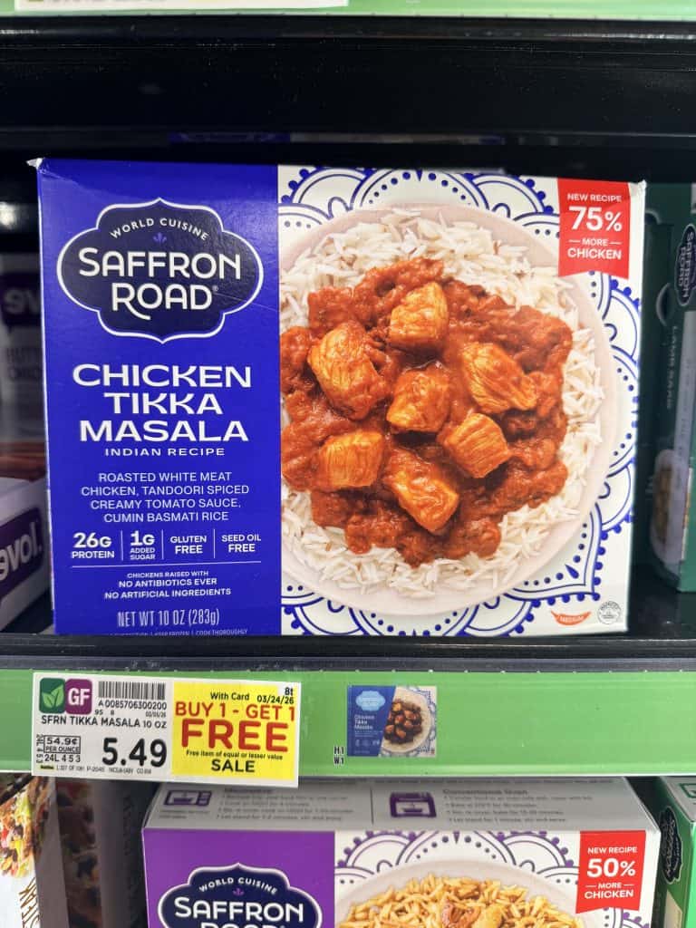 Saffron Road Kroger Shelf image