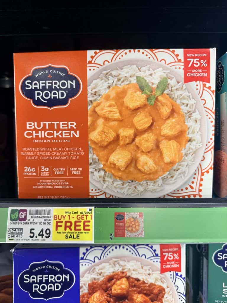 Saffron Road Kroger Shelf image
