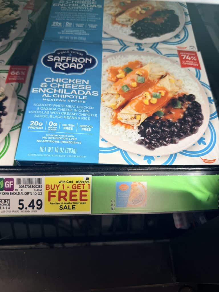 Saffron Road Kroger Shelf image