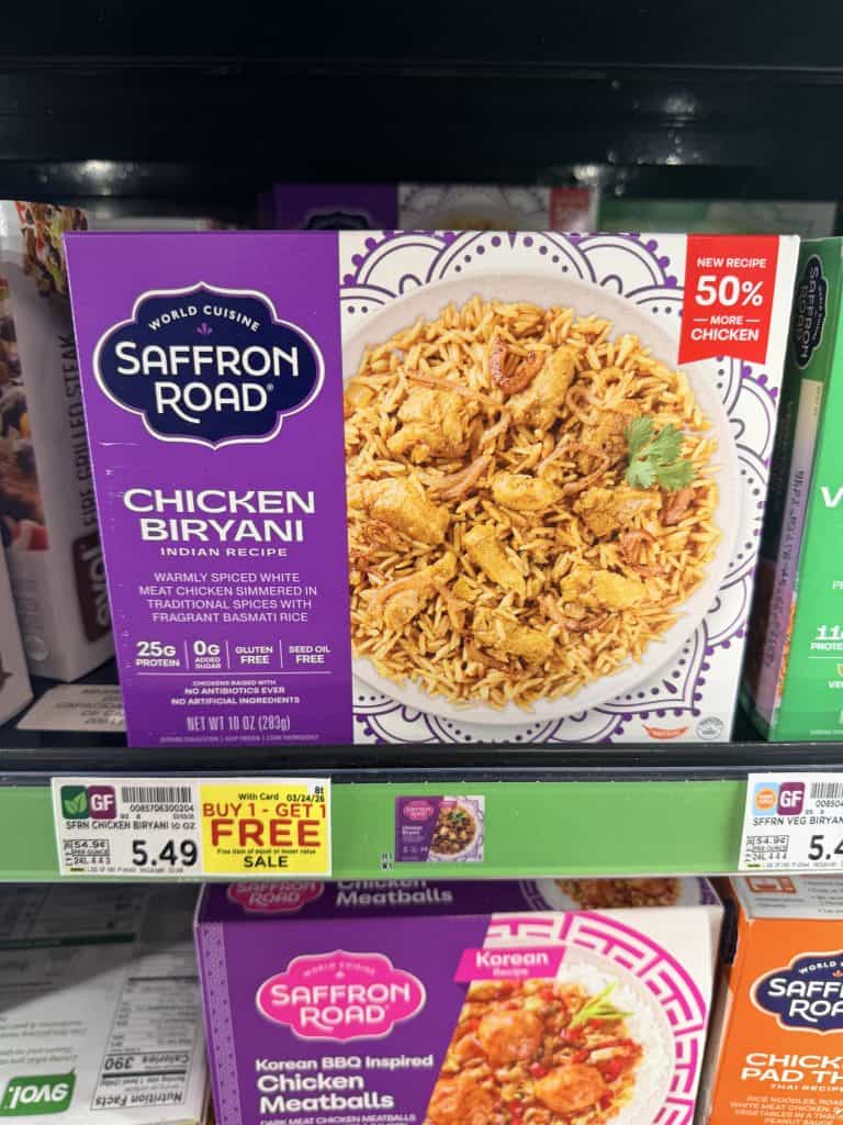 Saffron Road Kroger Shelf image