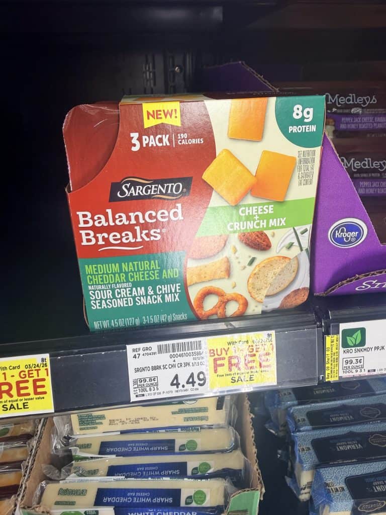 Sargento Balanced Breaks Kroger Shelf image