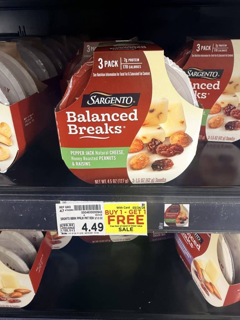Sargento Balanced Breaks Kroger Shelf image