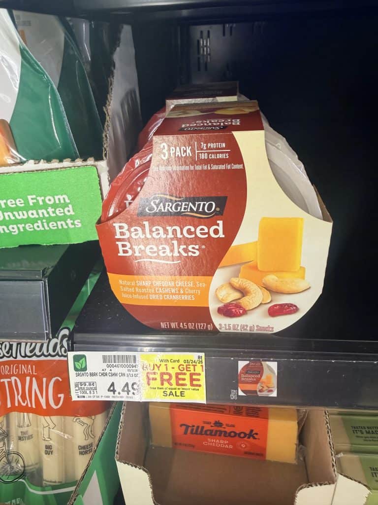 Sargento Balanced Breaks Kroger Shelf image