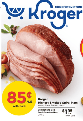 Kroger Spiral Ham