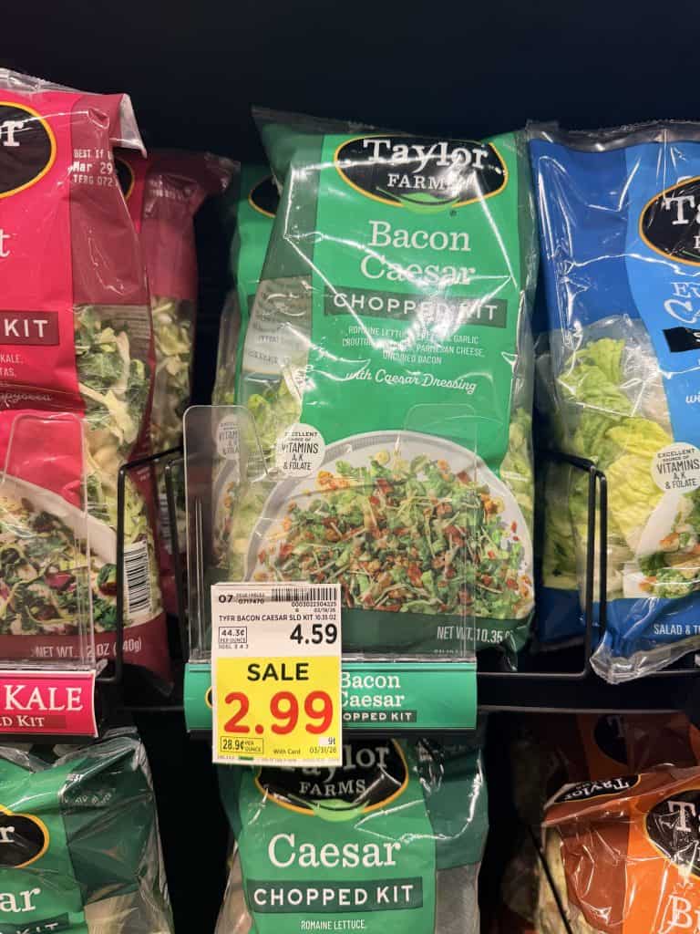 Taylor Farms Salad Kit Kroger Shelf image