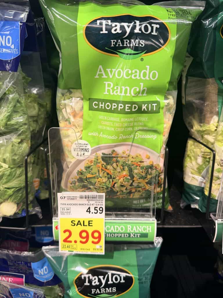 Taylor Farms Salad Kit Kroger Shelf image