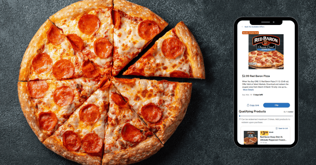 red baron pizza
