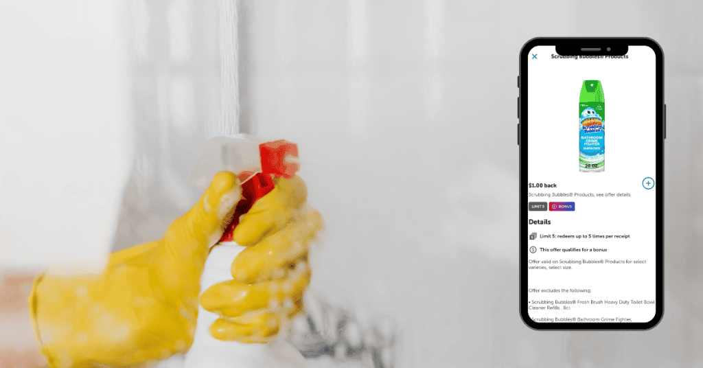 scrubbling bubbles shower cleaner